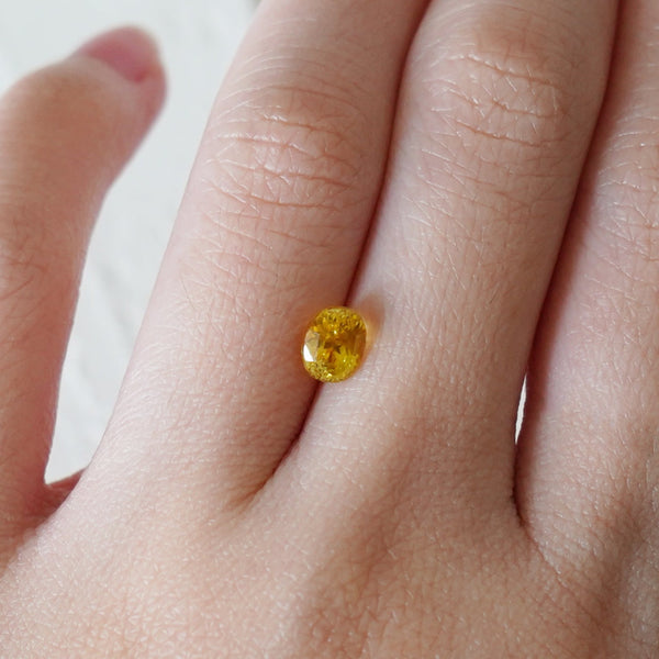 1.11ct Yellow Sapphire