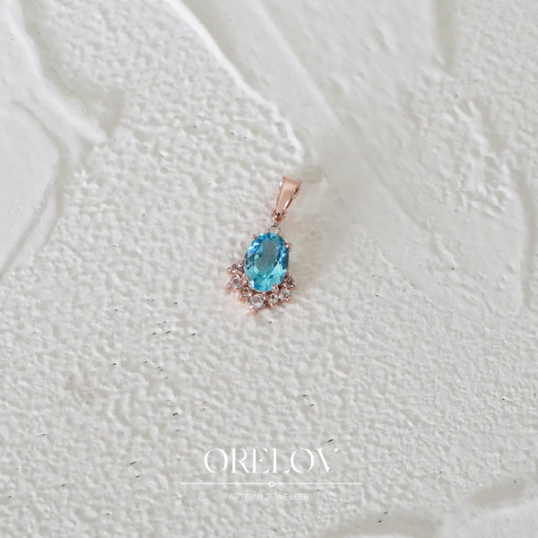 Ella Pendant - 18k/ 75% Rose Gold