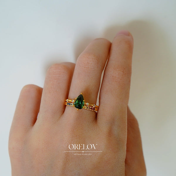 Sienna Ring - 18k/ 75% Yellow Gold