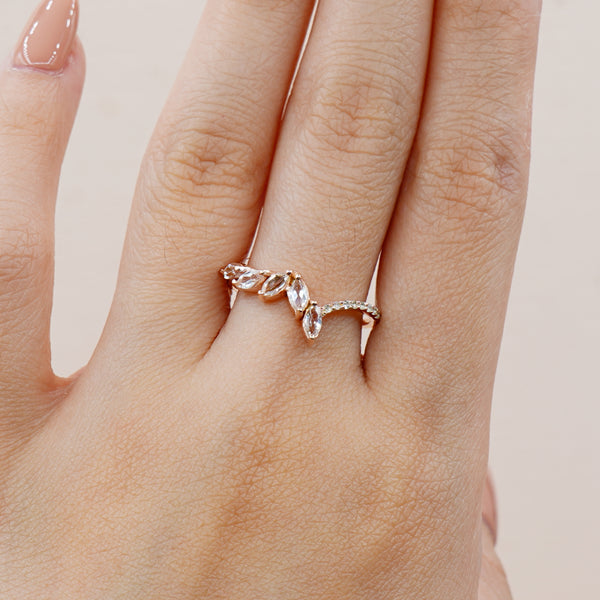 Valerie Ring - 925 Sterling Silver with Gold Plated