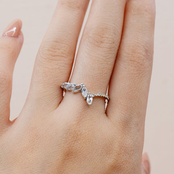 Valerie Ring - 925 Sterling Silver with Gold Plated