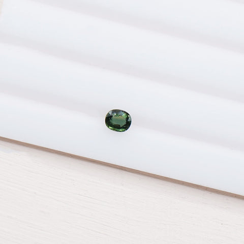 0.96ct Natural Green Sapphire