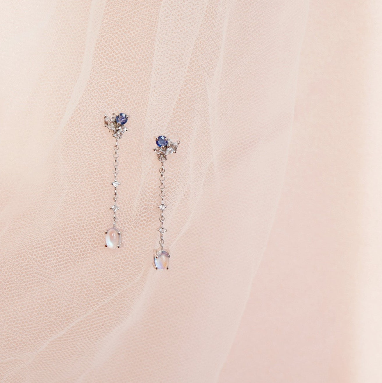 S. Thalassa Earrings - 925 Sterling Silver with Gold Plated