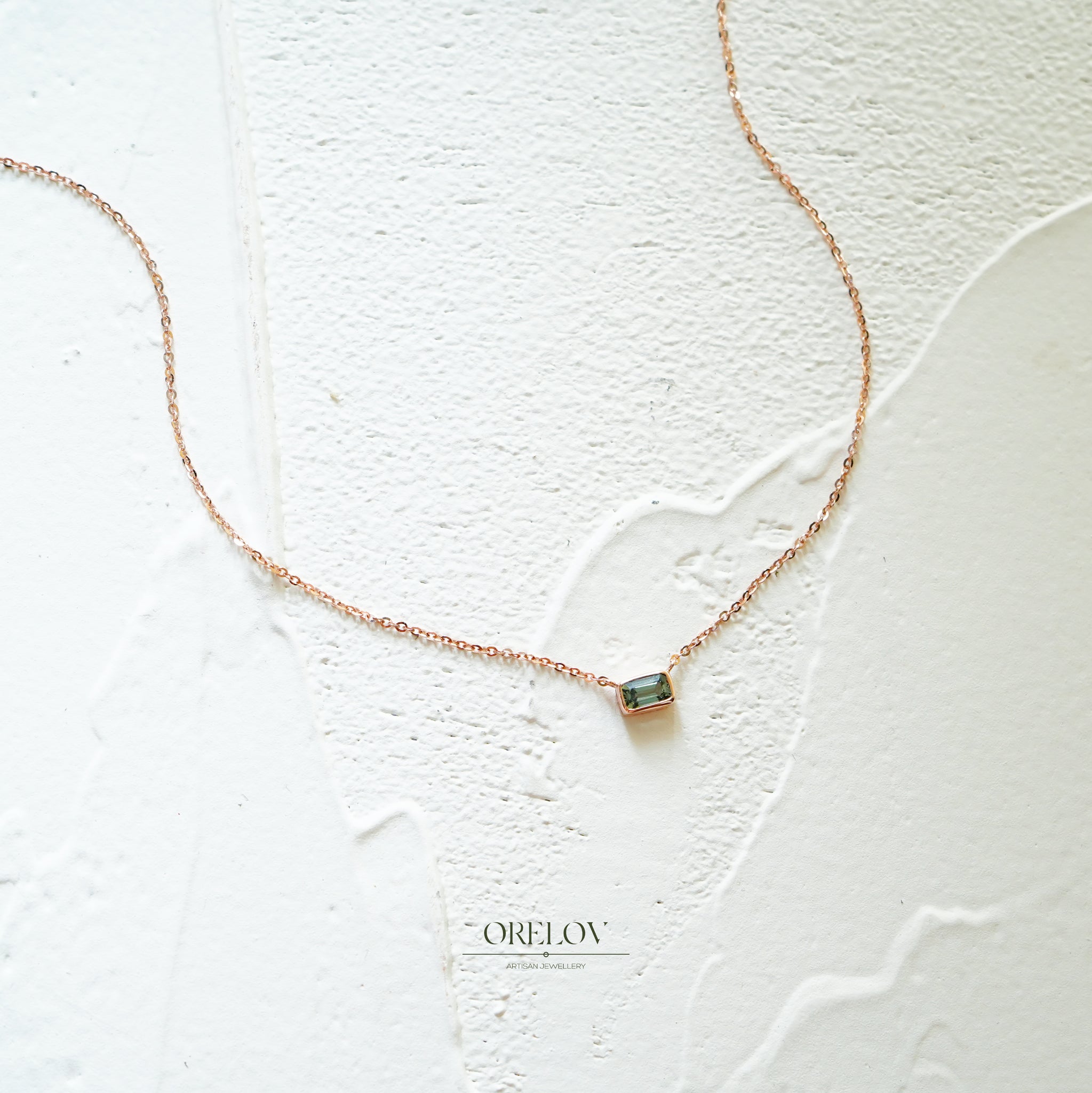 Esme Necklace - 18k/ 75% Rose Gold