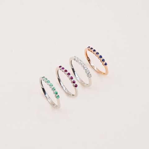 Lesly Ring - 925 Sterling Silver with Gold Plated