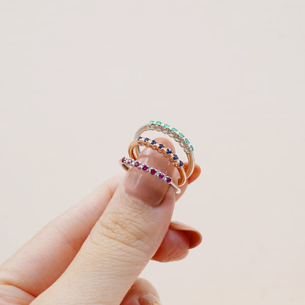 Lesly Ring - 925 Sterling Silver with Gold Plated