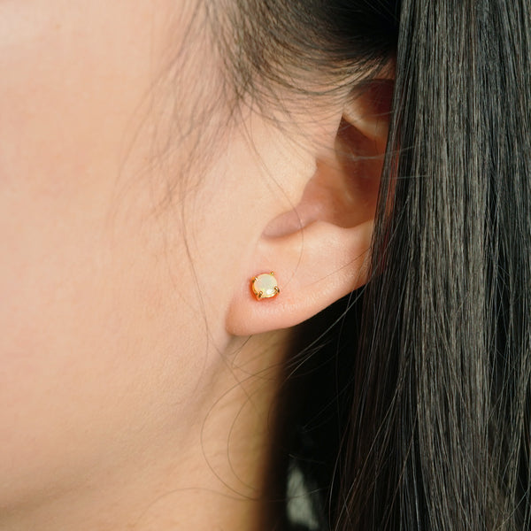 Celeste Earrings - 18k/ 75% Gold