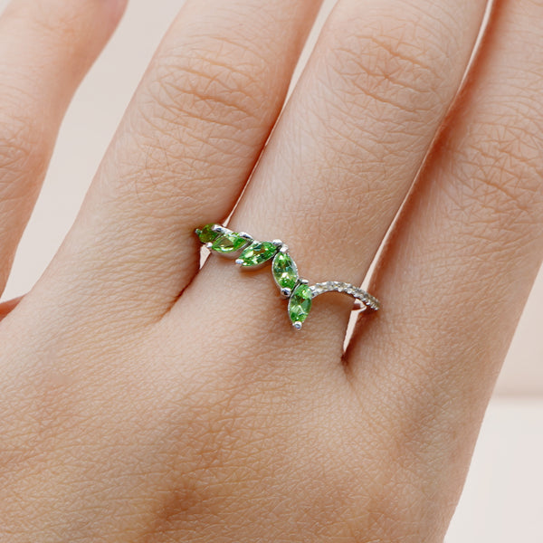 Valerie Ring - 925 Sterling Silver with Gold Plated