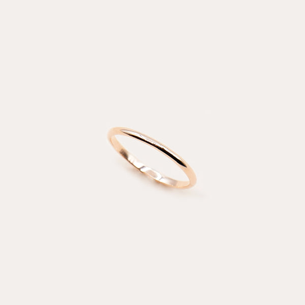 Ergo Ring - 925 Sterling Silver with Gold Plated