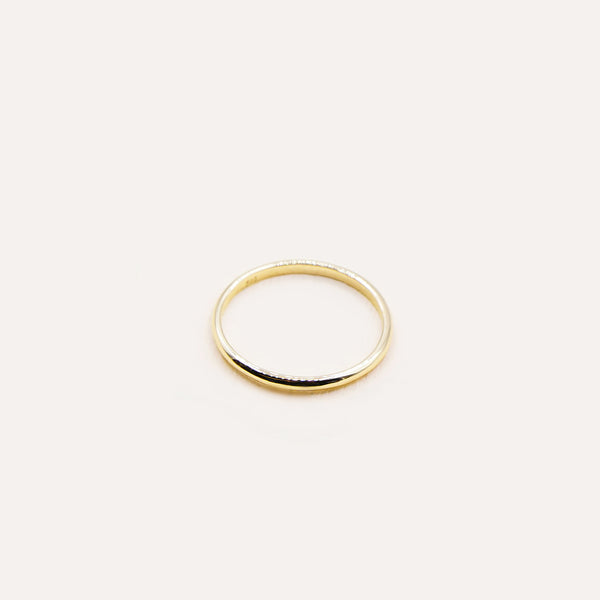 Ergo Ring - 925 Sterling Silver with Gold Plated