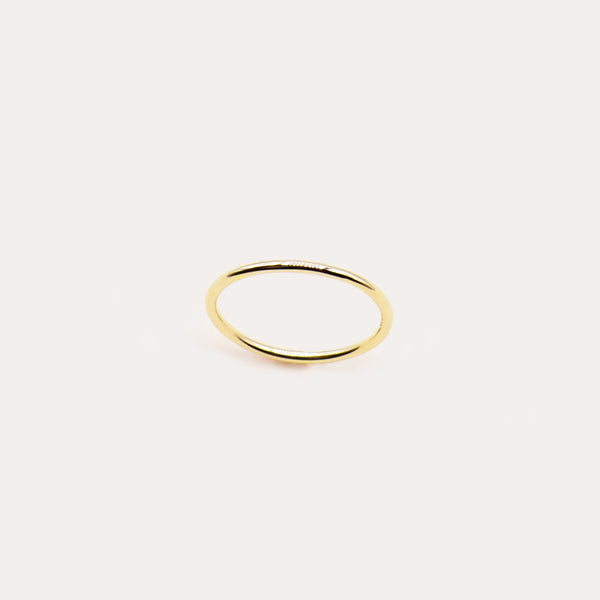 Essentia Ring - 925 Sterling Silver with Gold Plated