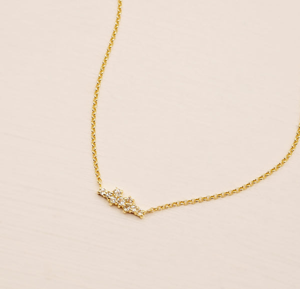 Pixie Necklace - 925 Sterling Silver with Gold Plated