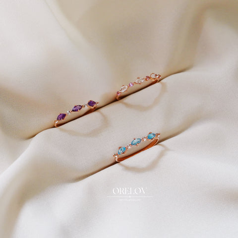 Tiana Ring - 18k/ 75% Rose Gold