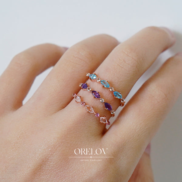 Tiana Ring - 18k/ 75% Rose Gold