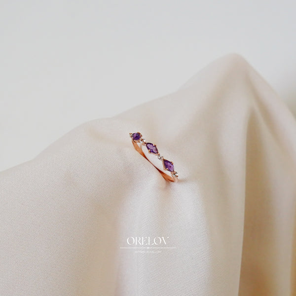 Tiana Ring - 18k/ 75% Rose Gold