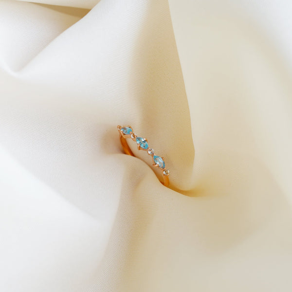 Tiana Ring - 18k/ 75% Rose Gold