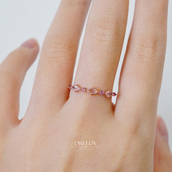 Tiana Ring - 18k/ 75% Rose Gold