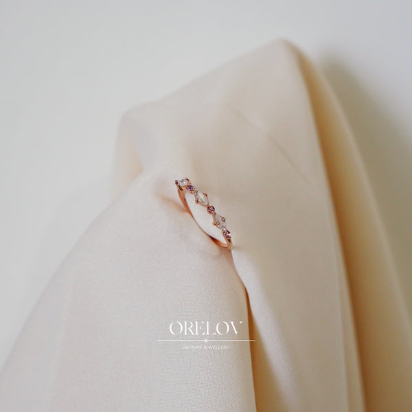 Tiana Ring - 18k/ 75% Rose Gold